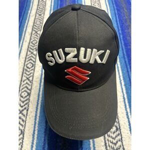 Suzuki Adult Adjustable  Strap Back Cap Hat Embroidered Car Logo Racing